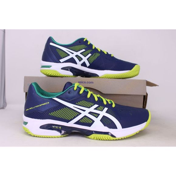 Asics | Shoes | Asics Gelsolution Speed 3 Bluewhitegreen E6n5001 Mens |  Poshmark